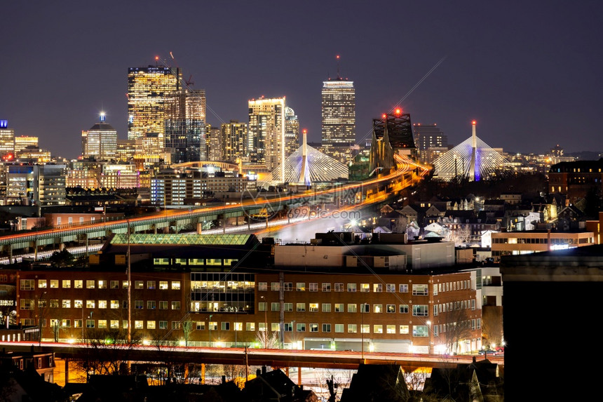 波士顿是美国马萨诸塞联邦首府城市图片