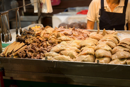 中华镇街头夜市的食品图片