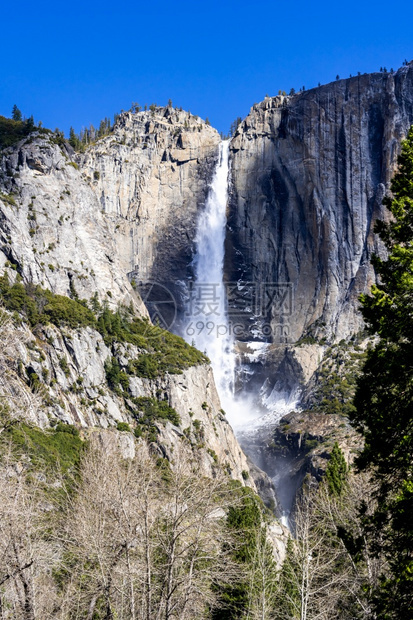 北加里弗罗尼亚州yosemit公园sanfrciso瀑布图片