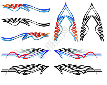 各种汽车贴图图形背景图片