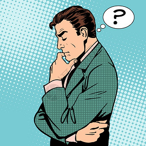 思考漫画图片_思考漫画素材_思考漫画高清图片_摄图网图片下载