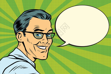 宝宝自信美丽的带眼镜微笑人流行艺术反向矢量说明插画