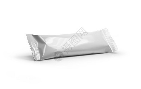 小吃的白色包装纯白色空白塑料零食包装背景图片
