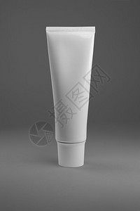 化妆品包装设计白塑料管化妆品清洁包装设计背景