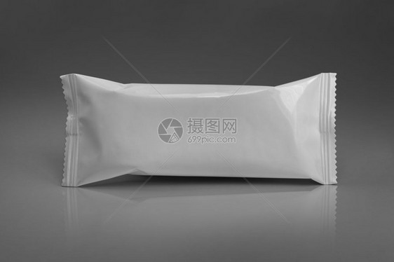 小吃的白色包装纯白色空白塑料零食包装图片