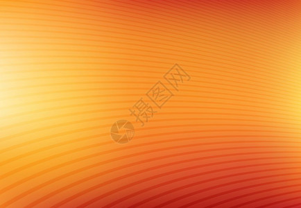 带有曲线图案背景纸矢量解的抽象橙色和黄网状梯度图片