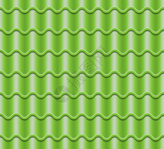 绿色屋顶瓦片背景图片