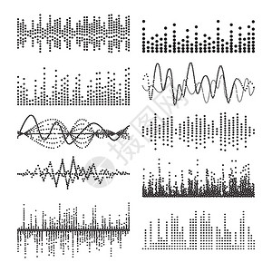 音乐声波矢量均衡器图片