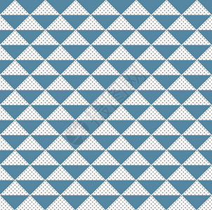 抽象三角形蓝色和灰点矢量背景图片