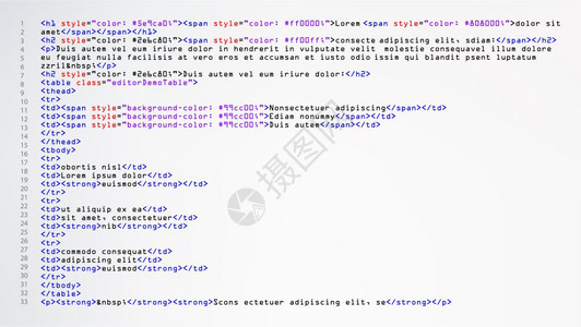 html抽象代码矢量浏览器视图中的多彩标签源代码抽象的计算机脚本简单代码矢量开发者视图中的多彩抽象程序标记彩色的源代码光化语法屏图片
