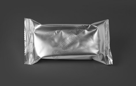 清洁包装铝用制成的食品包装净设计图片