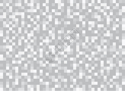 几何灰色和白背景像素网格马赛克矢量背景图片