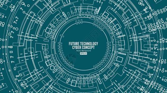高速度数字设计安全网络背景抽象未来技术背景矢量安全图片
