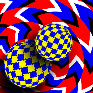 光学3d艺术旋转动态光学效应旋动幻觉运想象背景图图片