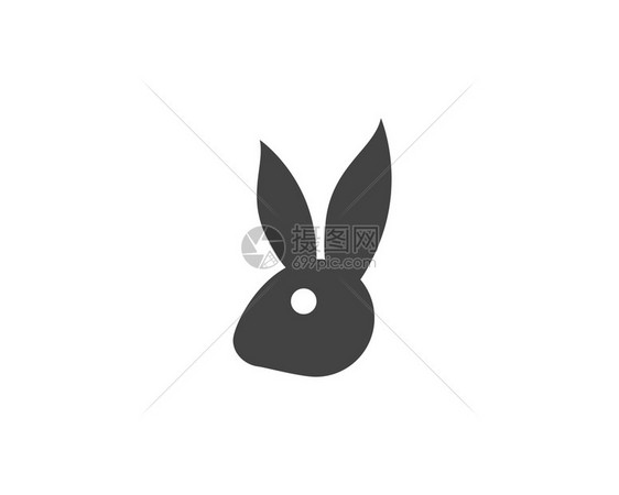 兔子标志模板矢量图标插设计图片