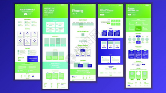 网页设计矢量站业务风格前端站点计划着陆模板创新网络空间响应福利计划图示网站业务现实购物在线计划模板网络周一规划战略投资会议图片