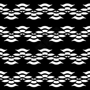 黑白矢量抽象几何无缝现代图形单色样式背景背景图片