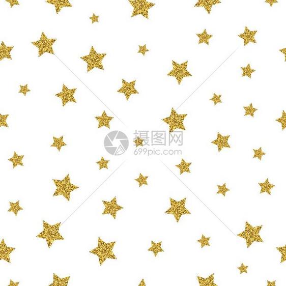 金色星星矢量元素图片