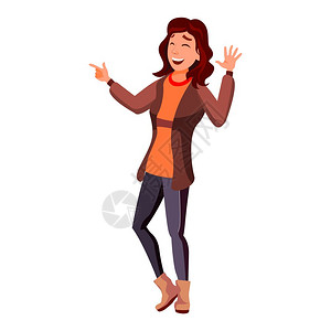 自信 女人插画_自信 女人卡通_自信 女人插图_手绘_板绘_摄图网