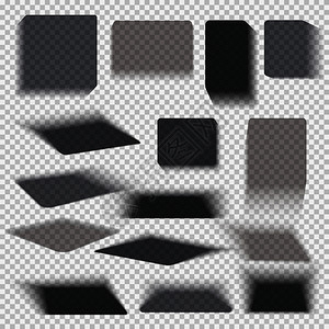 黑色透明方框矢量设计元素图片