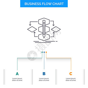 3个步骤的流程图设计过图片