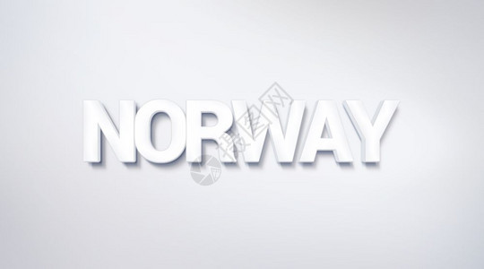 Norway文本设计书法印刷海报可用作壁纸背景图片