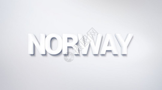 Norway文本设计书法印刷海报可用作壁纸背景背景图片