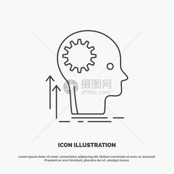 i和ux网站或移动应用程序的符号图片