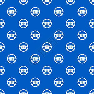蓝色背景出租车方向盘重复几何图图片