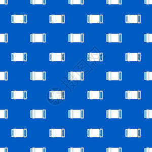 蓝色无缝重复矢量几何图解图片