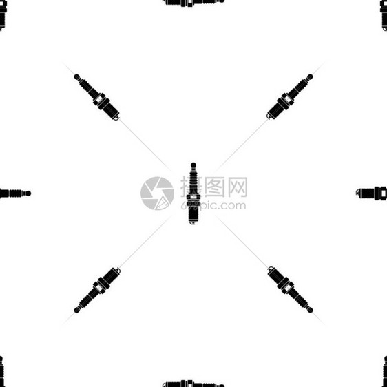 黑色汽车灯图案几何图解图片