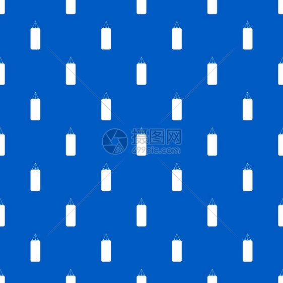 拳击沙包无缝蓝色图案矢量设计元素图片