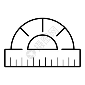 用于Web的标尺矢量图图片