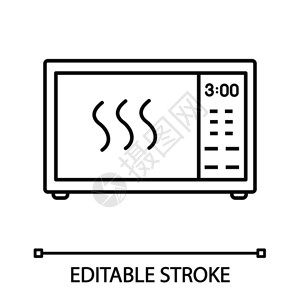 微波炉加热·插画