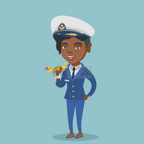 非裔航空公司飞行员图片