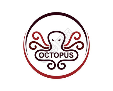 刻葫章鱼图标识矢量说明设计模板插画