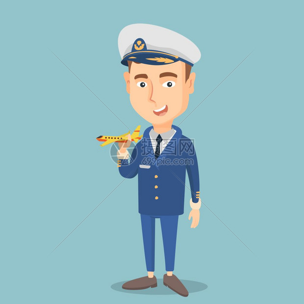 航空公司飞行员插画图片下载-正版图片302146085-摄图网