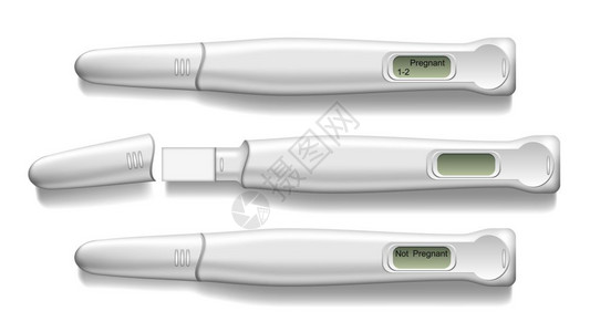 带有设定上限的病媒电子怀孕测试用于预产婴儿的医学怀孕装置显示的正负结果信息模拟现实的3d说明带有设定上限的病媒电子怀孕测试图片