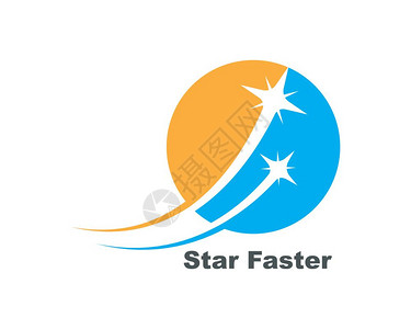 射击手枪恒星快速显示图标矢量解设计插画