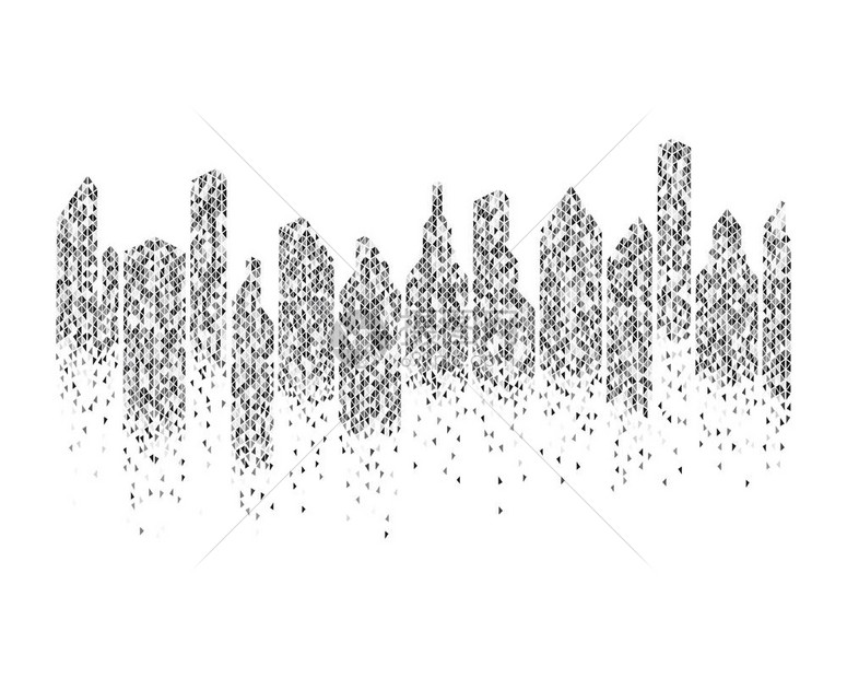 城市建筑抽象背景设计图片