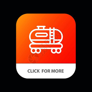 油罐污染移动电话按钮和ios线型图片