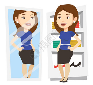 国外美女在房间插画_国外美女在房间卡通_国外美女在房间插图_手绘_板