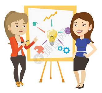 新城控股七色光计划两名学生讨论一个项目组插画