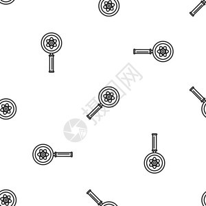 放大镜图案无缝重复图片