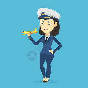 飞行员插画_飞行员卡通_飞行员插图_手绘_板绘_摄图网