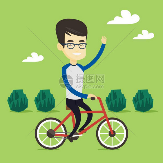 骑自行车的人 图片