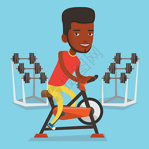 在健身房里运动的人图片