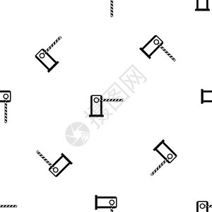 停车入口模式矢量几何图图片