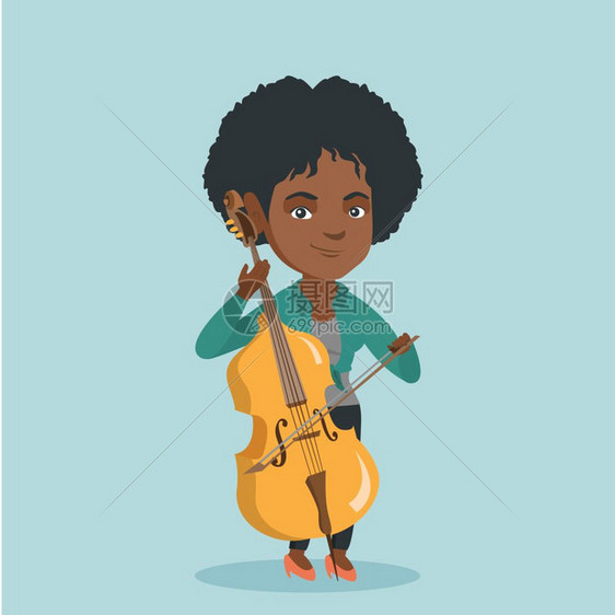 演奏大提琴的人图片