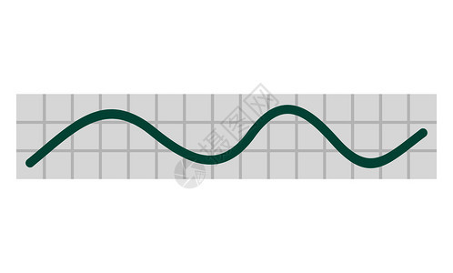 绿色线图表标绿色线表矢量标的平面示用于网络设计绿线图示标平面样式图片